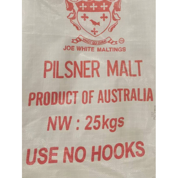 Joe White Pilsner Malt 25kg bag