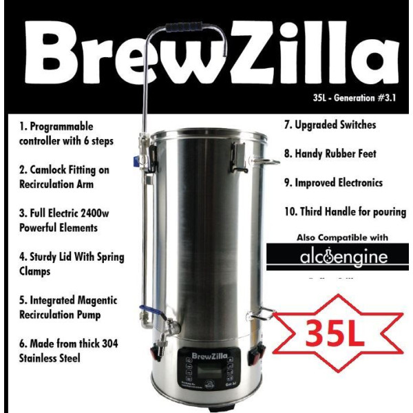 35L Brewzilla All-In-One brewery G3.1