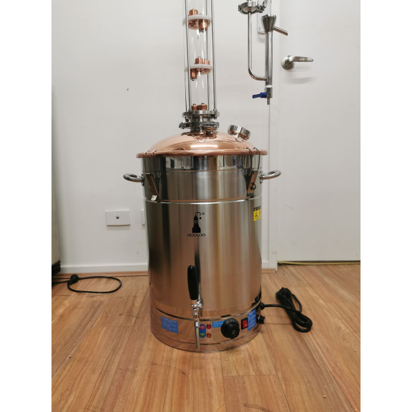 60L Stillmate 4 x 3" Crystal Clear Bubble Plate Still Kit Frew power Station