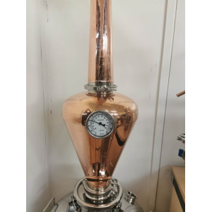 4" Fitting Copper Onion Head/Helmet - Long neck