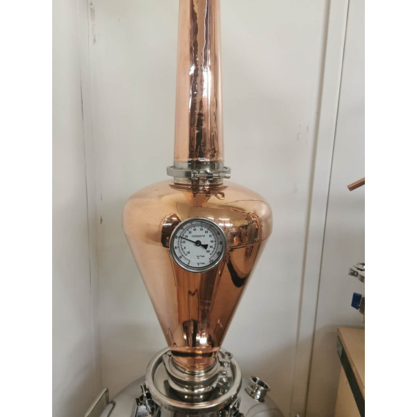 4" Fitting Copper Onion Head/Helmet - Long neck