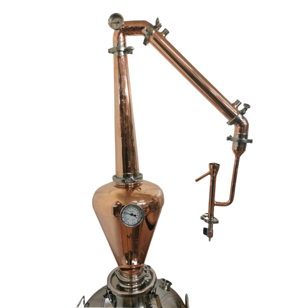 4" Fitting Copper Onion Head/Helmet - Long neck