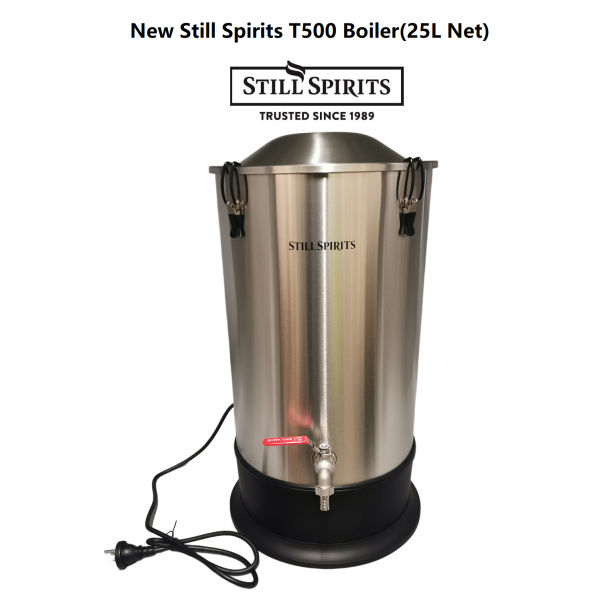 New Still Spirits T500 Stainless Steel Electrical Turbo Boiler 25L/2200W