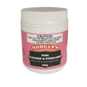 Morgan's Pink Stain Cleaner & Sterilizer 500g Jar
