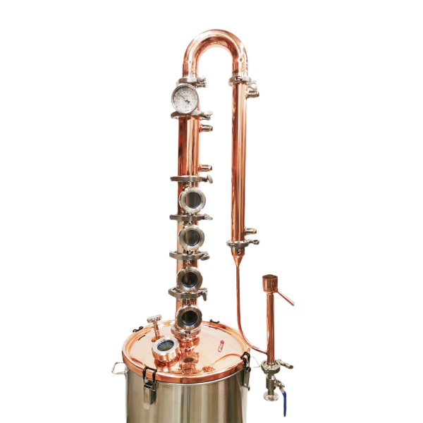 Copper 3" x 4 Plate Colume with copper lid(for 65L digiboil) Kit  - No boiler