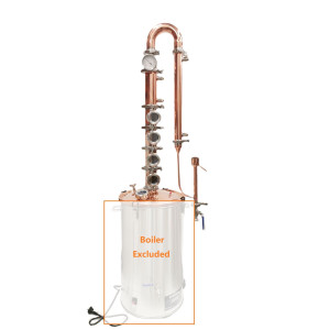 Copper 3" x 4 Plate Colume with copper lid(for 65L digiboil) Kit  - No boiler