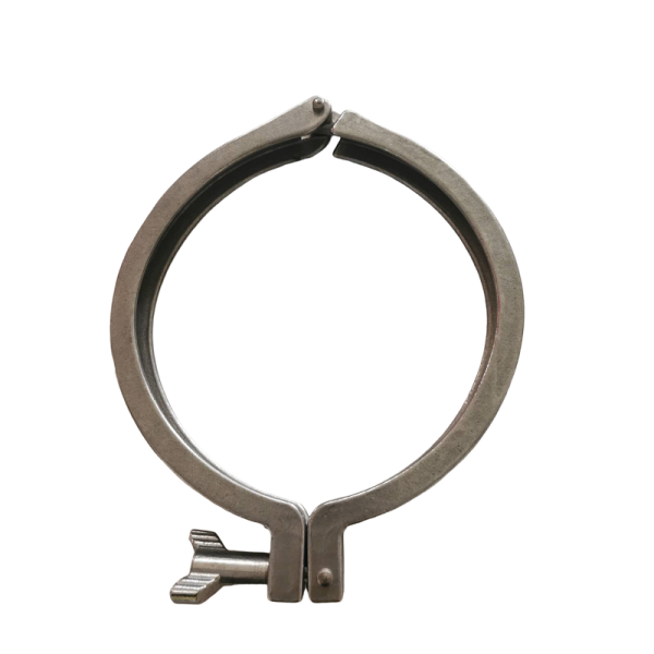 Heavy-duty 6" Tri Clover SS clamps