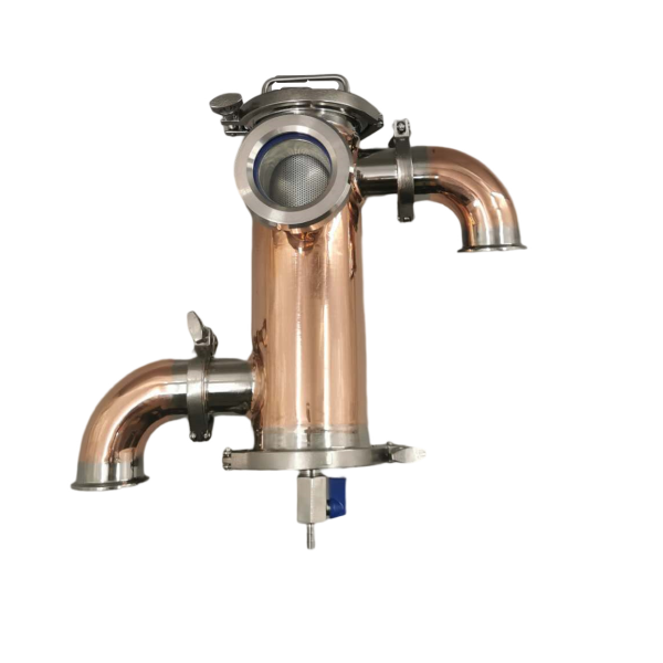 PostPosition 3" Copper Gin Basket/Carter Head for Modular Still