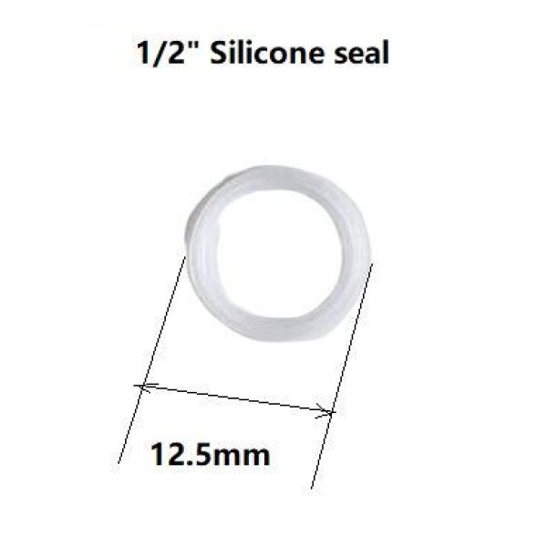 1/2 Inch Tri-Clover silicone Beaded Seal