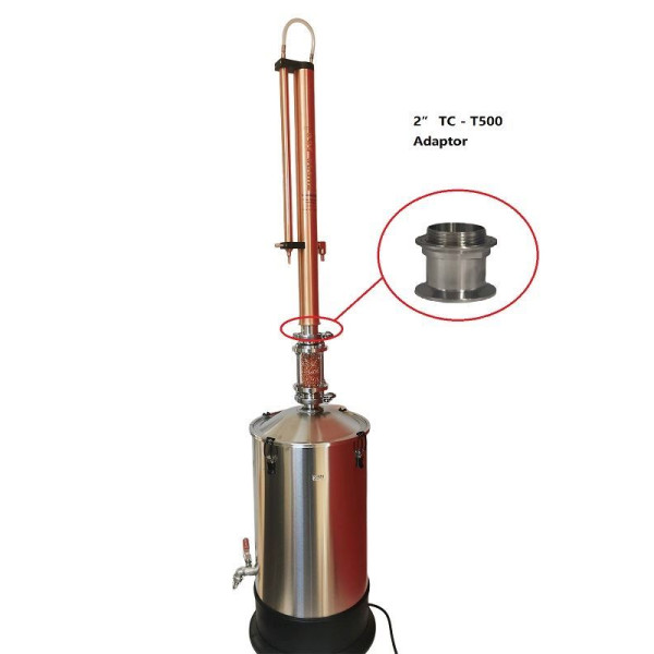2 Inch Tri-Clover - T500/Still Spirits Alembic Condensor Adaptor