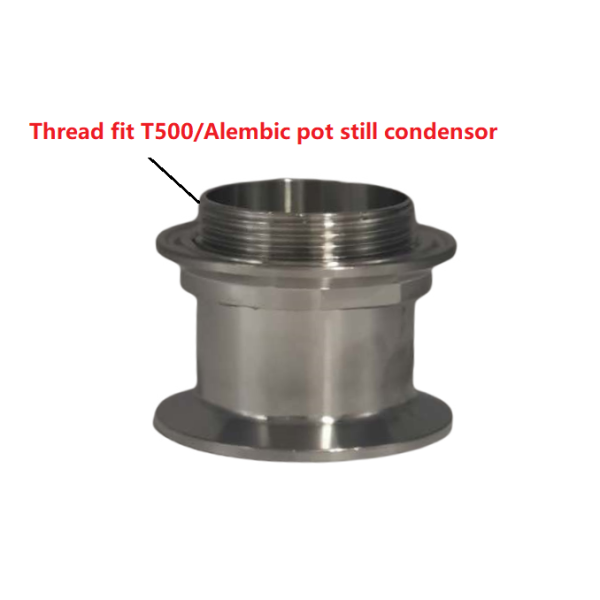 2 Inch Tri-Clover - T500/Still Spirits Alembic Condensor Adaptor