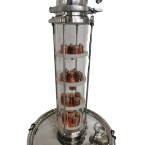 4 Inch x 4 Plats Crystal clear Column