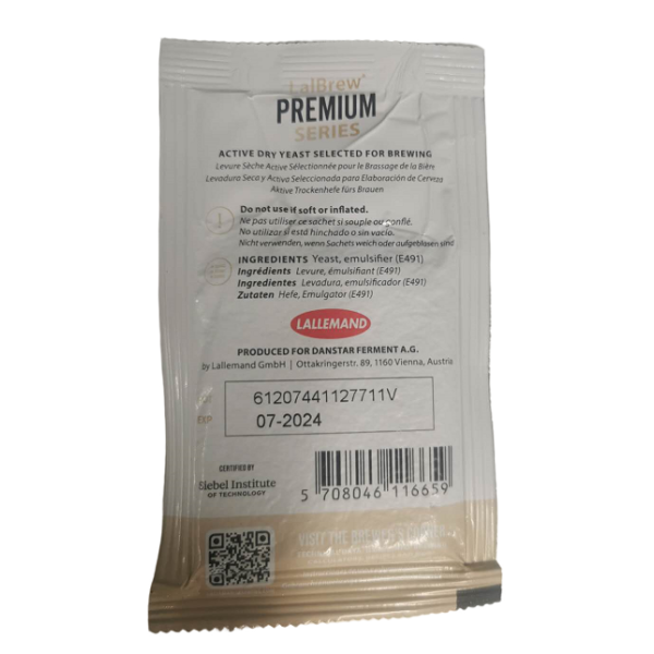 LALLEMAND NOVOLAGER YEAST 11G