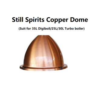 New 35L Copper Pot still with Alembic Dome and Lynn Arm Kit