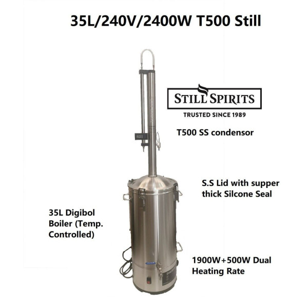 Still Spirits T500 Stainless steel Condensor Kit FREE 35L Digiboil