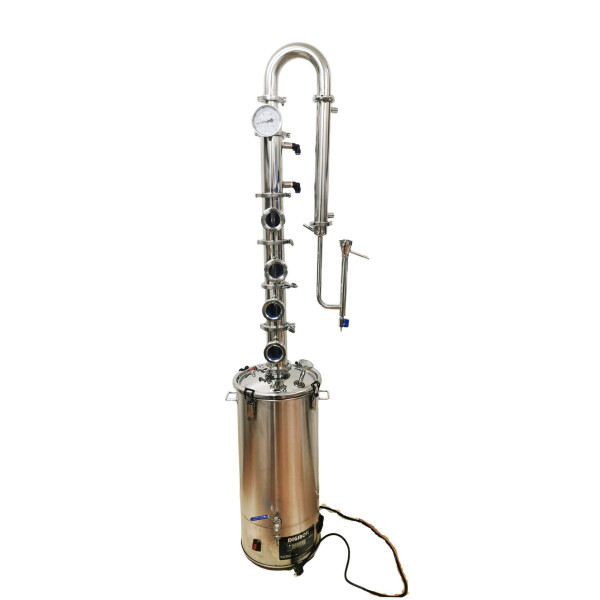 Stillmate SS 3" x 4 Plate Modular Spirits Still Column/Condensor