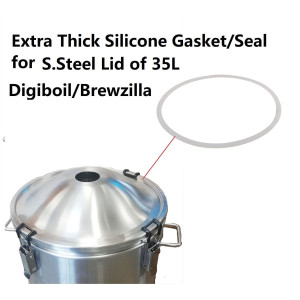 Extra Thick Silicone Gasket/Seal for SS Lid of 35L Digiboil/Brewzilla