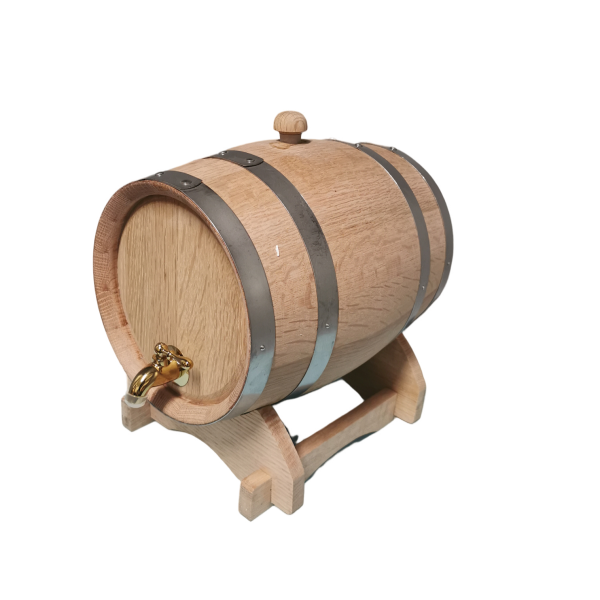 5L French Oak Barrel with brass tap