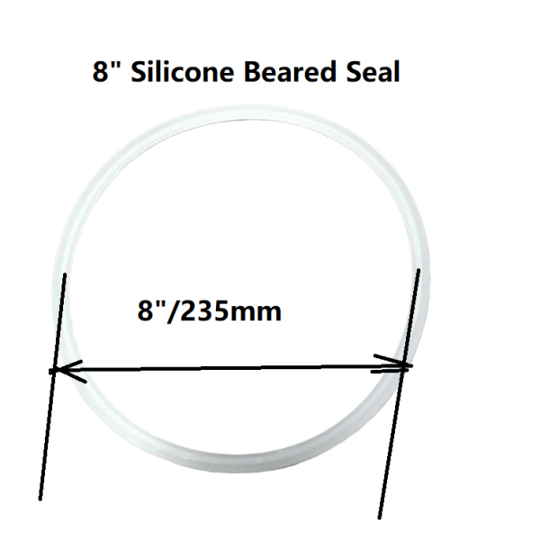 8  Inch Tri-Clover silicone Beaded Seal