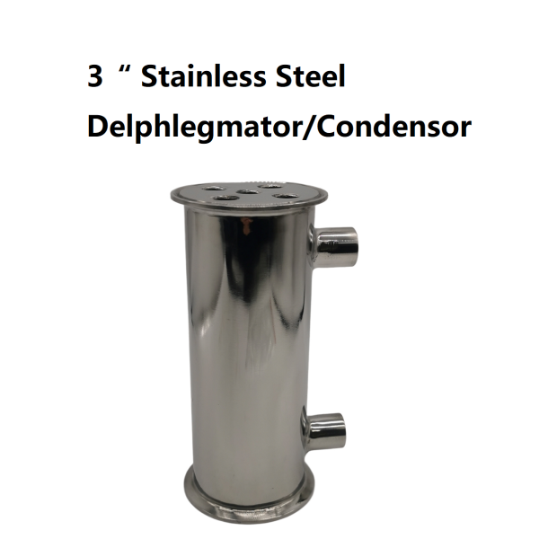 3" x 200mm Stainless Steel Condensor/Dephlegmator