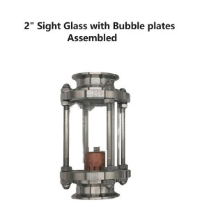 2 Inch Tri-clover Sanitary Sight Glass with 2" bubble plate