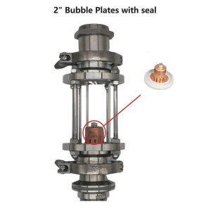 2 Inch  bubble plate  with seal for 2" sight glass