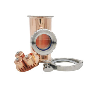 3 Inch Copper Tee Piece /bubble plate Set