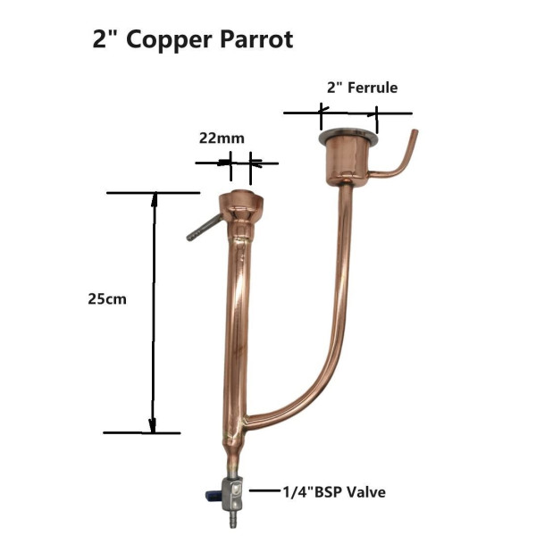 2" Tri-clover Fitting Copper Parrot