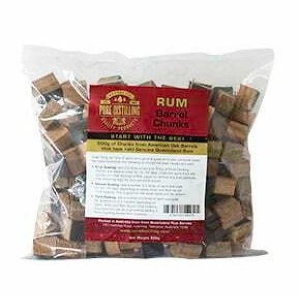 Pure Distilling Rum  Barrel Chunks 500g