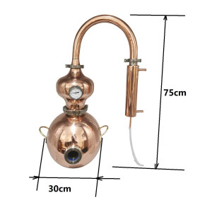 HooLoo(Guard) 15L Copper Pot still With Sight Glass