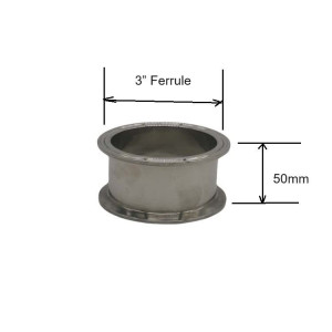 3 Inch Long Column Pipe - 50mm Short Pipe