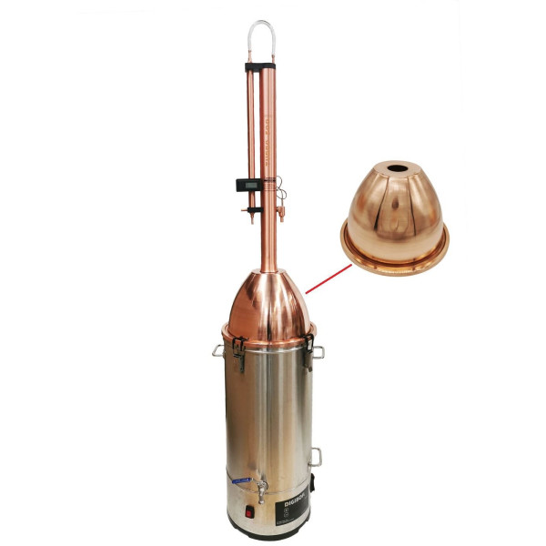 Stillmate Pure Copper Alembic Dome/Lid 30cm with 48 mm Hole