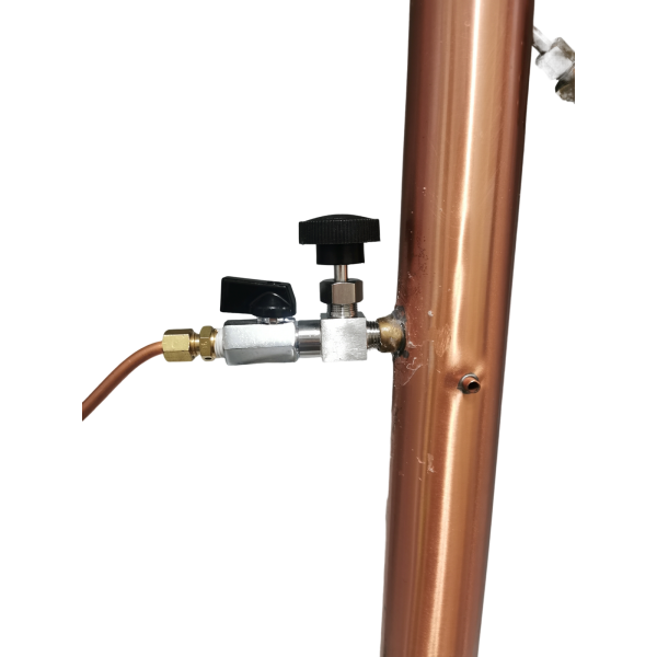 Stainless Steel Add-on Needle Valve for Alcoengine/Pure Distilling Reflux condenser