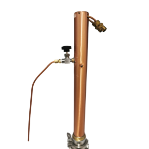 Stainless Steel Add-on Needle Valve for Alcoengine/Pure Distilling Reflux condenser