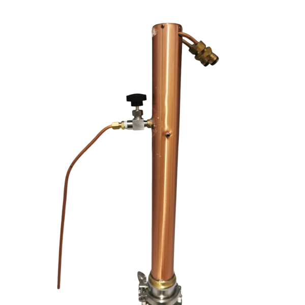 Stainless Steel Add-on Needle Valve for Alcoengine/Pure Distilling Reflux condenser