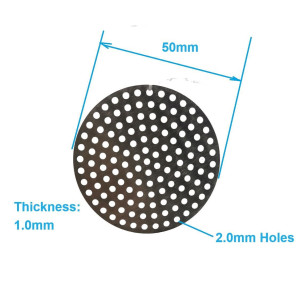 50mm Stainless Sieve plate for 2 Inch Tri-clover Fitting with seal kit