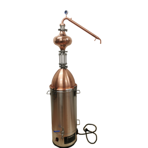 35L Alembic Copper Pot  still With Onion V3510 - With sight glass