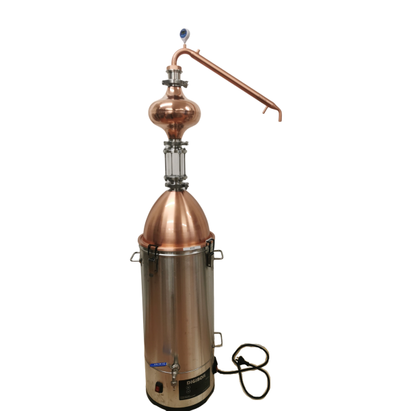 35L Alembic Copper Pot  still With Onion V3510 - With sight glass