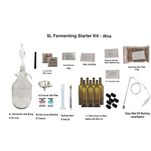 5L Brewing Fermenting Starter Kit - Wine