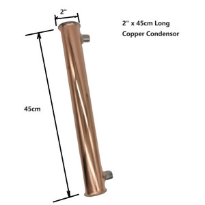 2" x 450mm Copper Condensor