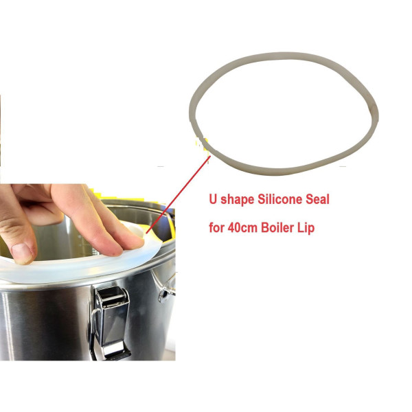U Shape Silicone Seal for 40cm Boiler/ 65L Digiboil Boiler Lip