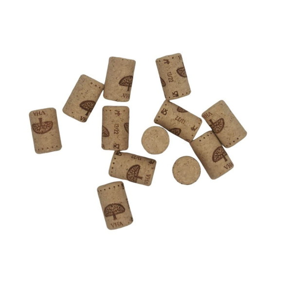 12 x 750Ml Cork Neck Wine Bottles Kit with Cork and shrink sleeves