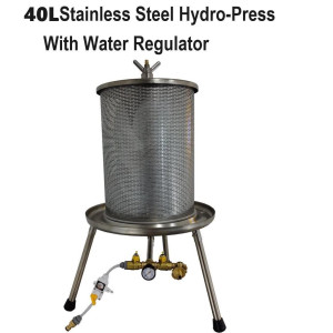 40L Stainless Steel Hydro-Press with Water Regulator