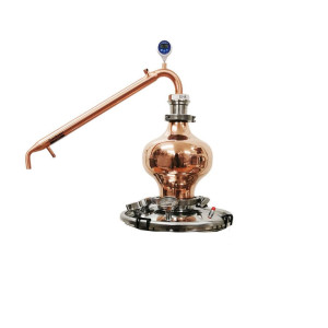 Alembic Distillation Lid/ Copper Onion & Condensor Kit (No Boiler)
