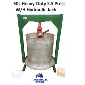 New Heavy Duty 50L Stainless steel Hydraulic Press