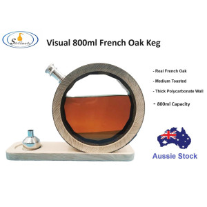 Visible 800ml French Oak keg