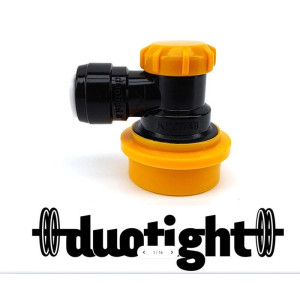 Ball lock Keg Disconnector - Beer-Duotight 8mm ID hose