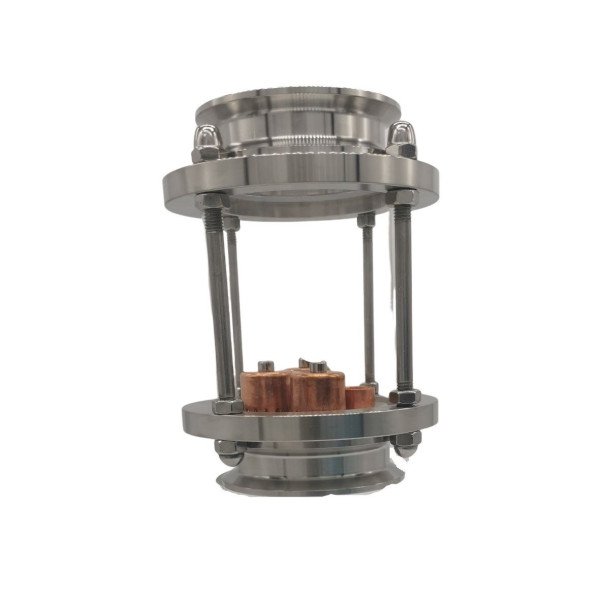 3 Inch Sight Glass with copper bubble plates