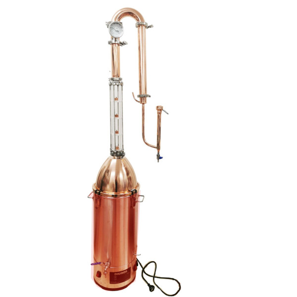 Stillmate 35L 2" x 4 Plates Crystal Clear Copper dome Condensor & Boiler Kit V3514 Full Kit