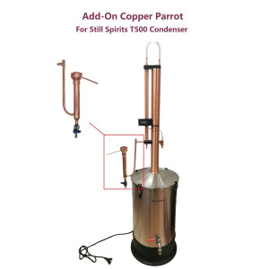 Add-On Copper Parrot for Still Spirits T500 condensor